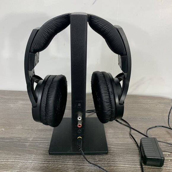 Sony Wireless Over Ear Headphones w/ Charging Aux Dock MDR-RF985R TESTED - Picture 7 of 11